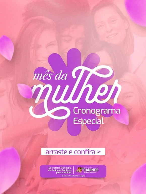 Programação especial marca o Mês da Mulher em Canindé de São Francisco